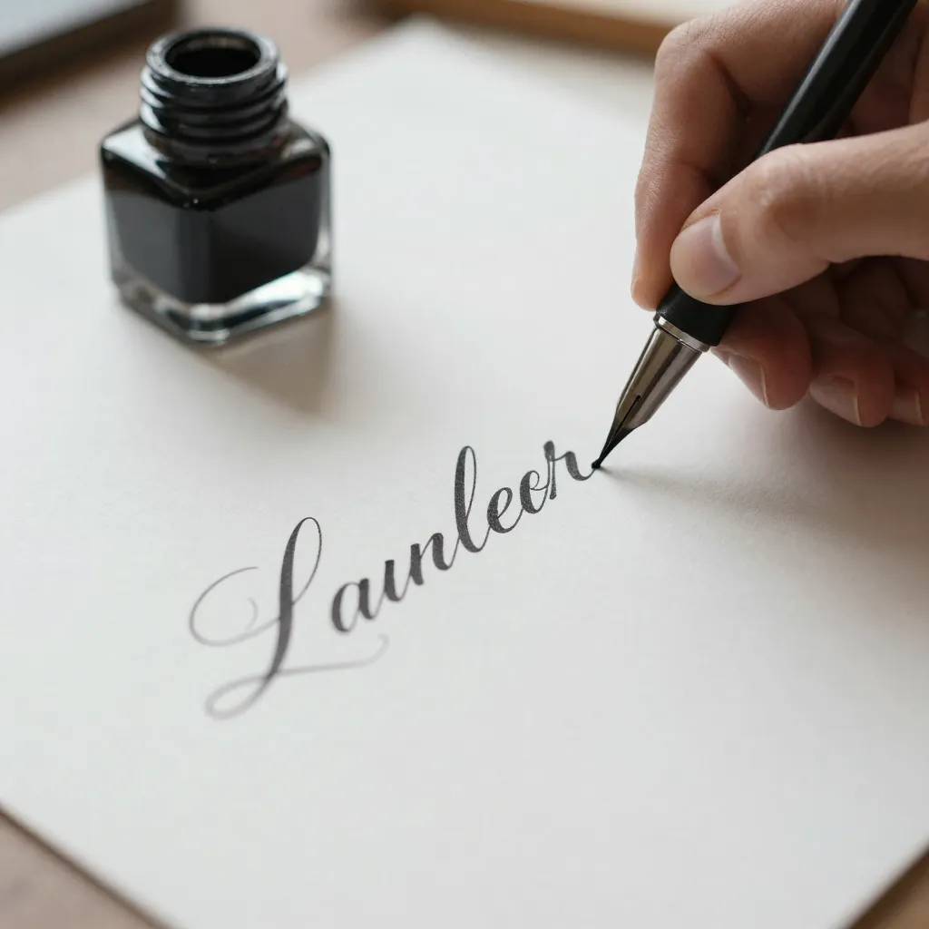 Custom lettering commission