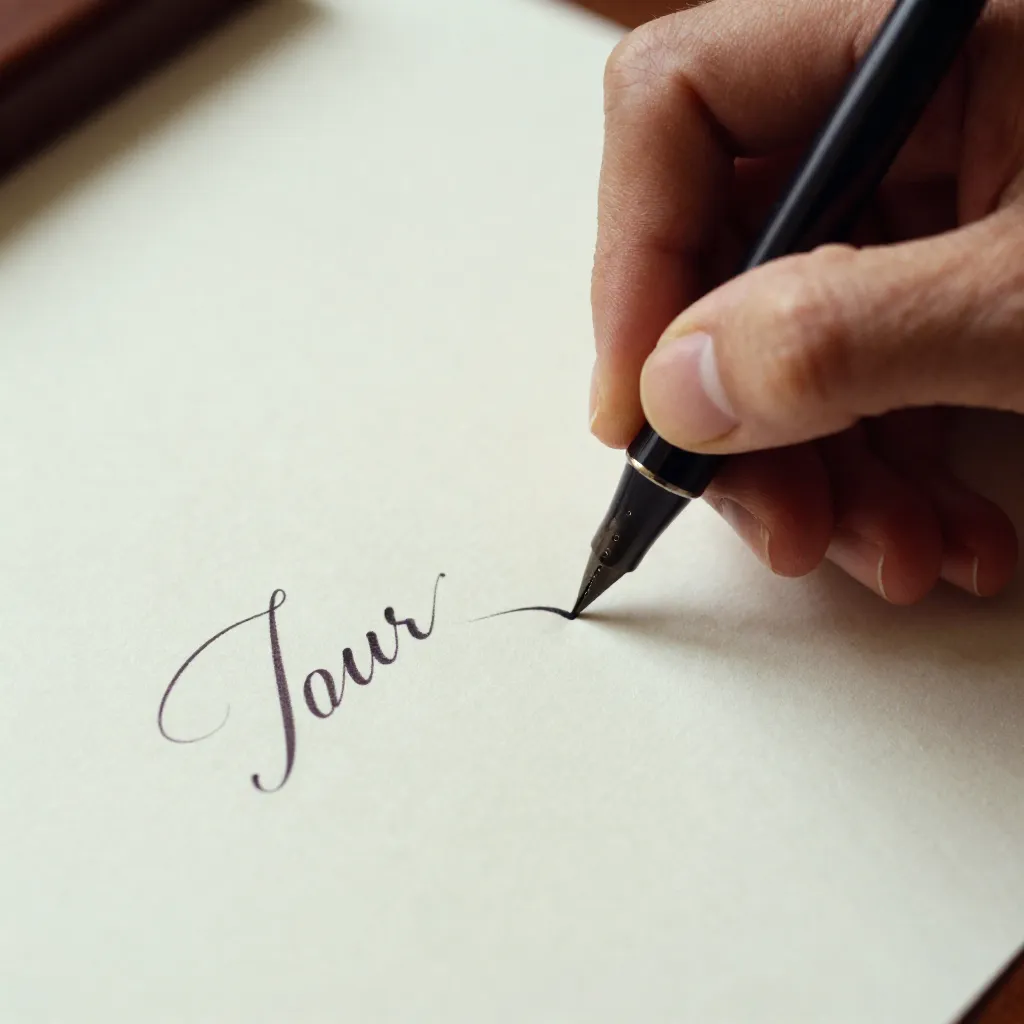 Event signage lettering