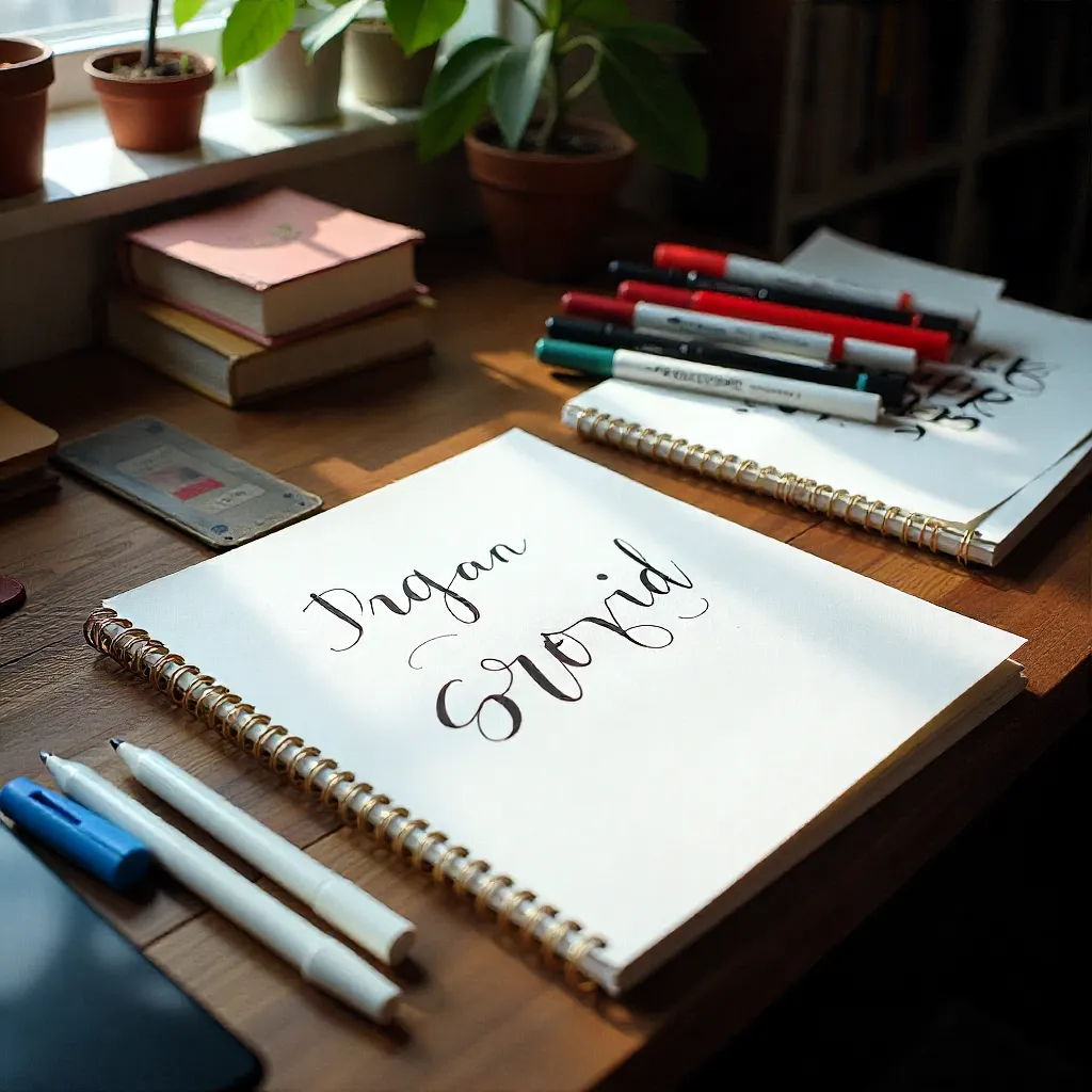 Calligraphy experiments